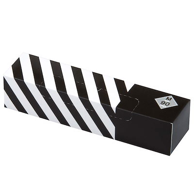 他サイト： 驚異の防臭袋 BOS (ボス) ストライプパッケージ /黒色Mサイズ90枚入 赤ちゃん用 おむつ ・ ペットシーツ うんち ・ 生ゴミ ・ サニタリー などの処理にの商品画像