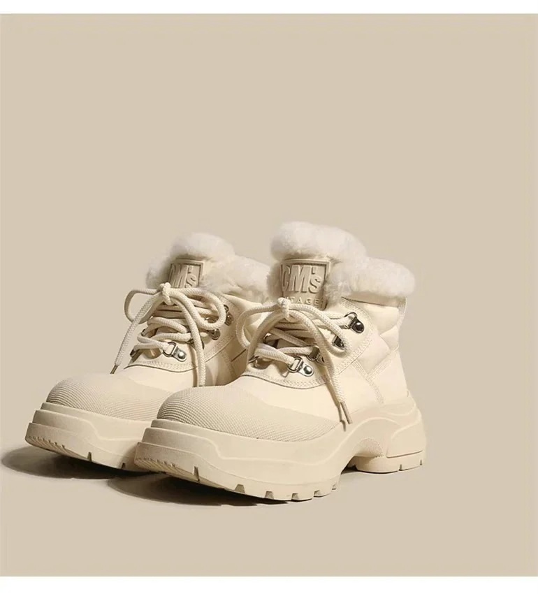 秋冬 おしゃれ 可愛い 裹起毛 ショットブーツ 厚底靴 美脚 チェルシーブーツ ウォーム スーノーブーツ