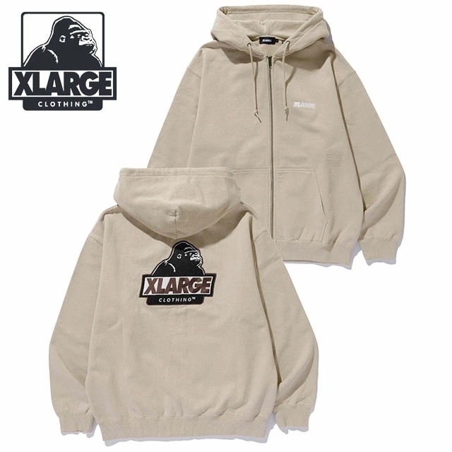 スランテッドOG ジップフーデッドスウェットシャツ [101253012004] SLANTED OG ZIP HOODED SWEATSHIRT メンズ トップス パーカー BEIGE 正規取扱店