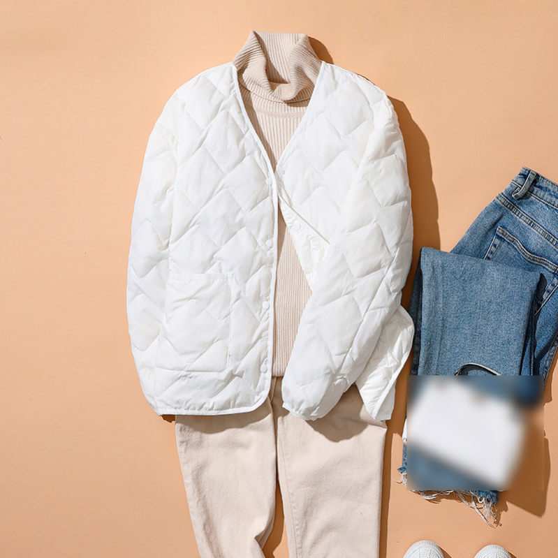 ダウンコート レディース ダウンジャケット 軽薄 通勤 Vネック インナーダウン 女性着 OL通勤 コート 収納袋付き 軽量 防風 保温 防寒 撥水 ダウンジャケット ダウンコート アウトドア 中綿コ