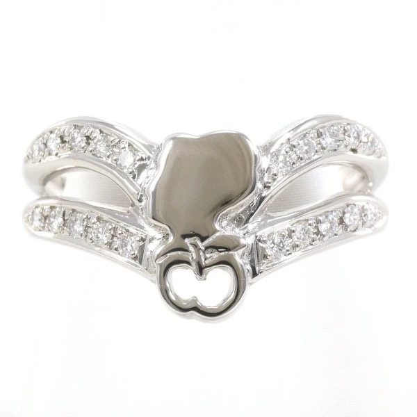 PT900 プラチナ リング 指輪 13.5号 ダイヤ 0.30 ジュエリー 中古