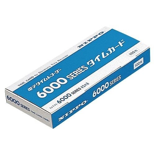 （まとめ買い）ニッポー タイムカード 6000シリーズ用 6000ｼﾘ-ｽﾞﾖｳ 00011155 [x3]