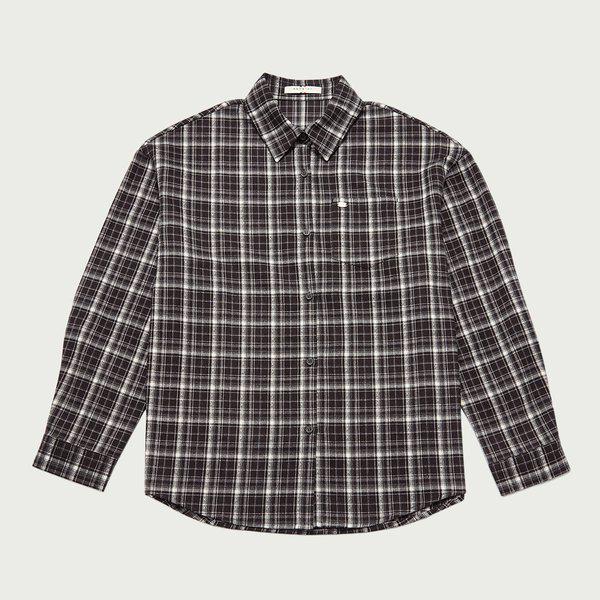 女性オーバーフィットチェックロングシャツ10540-120-806-25-100_us