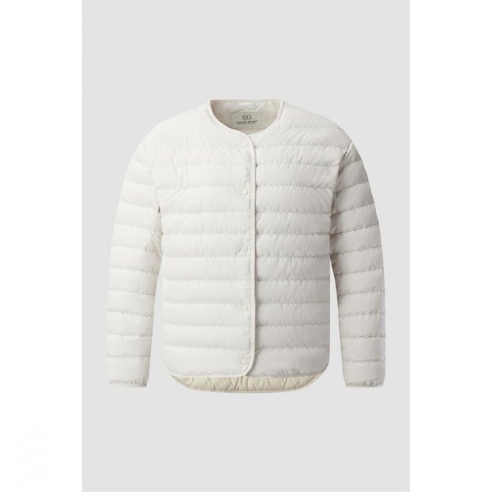 コオロンスポーツ ステルス レディース 軽量 ネックレス ダウン V3JDX24602CRE