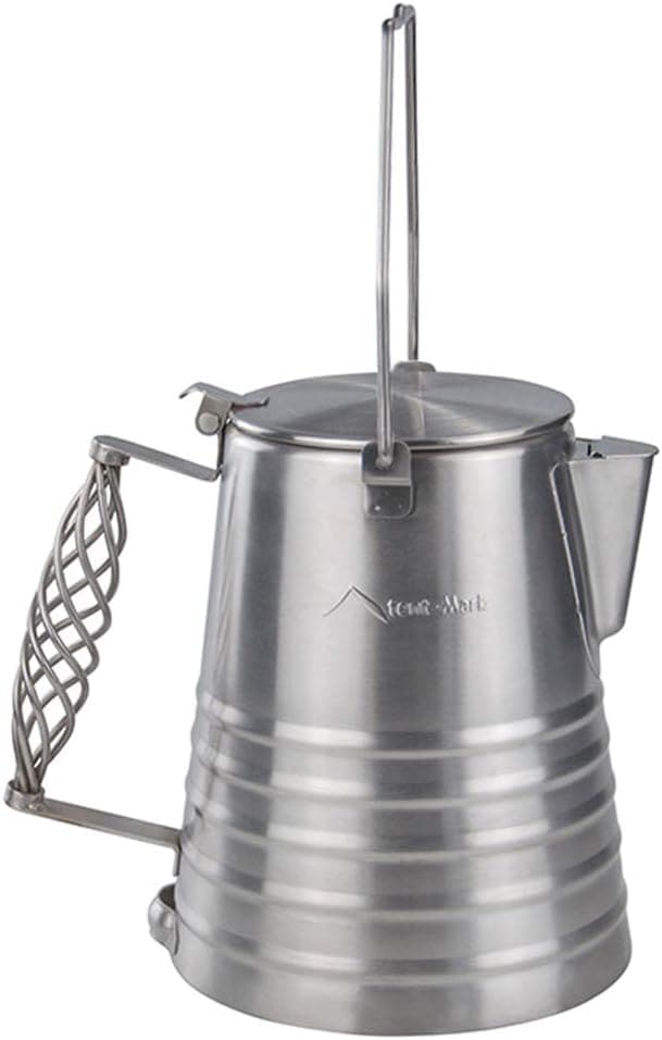 テンマクデザイン ステンレスケトル 2.0L アウトドア キャンプ 焚火ケトル やかん 湯沸かし 直火 蓋付 フタ キャンプ料理