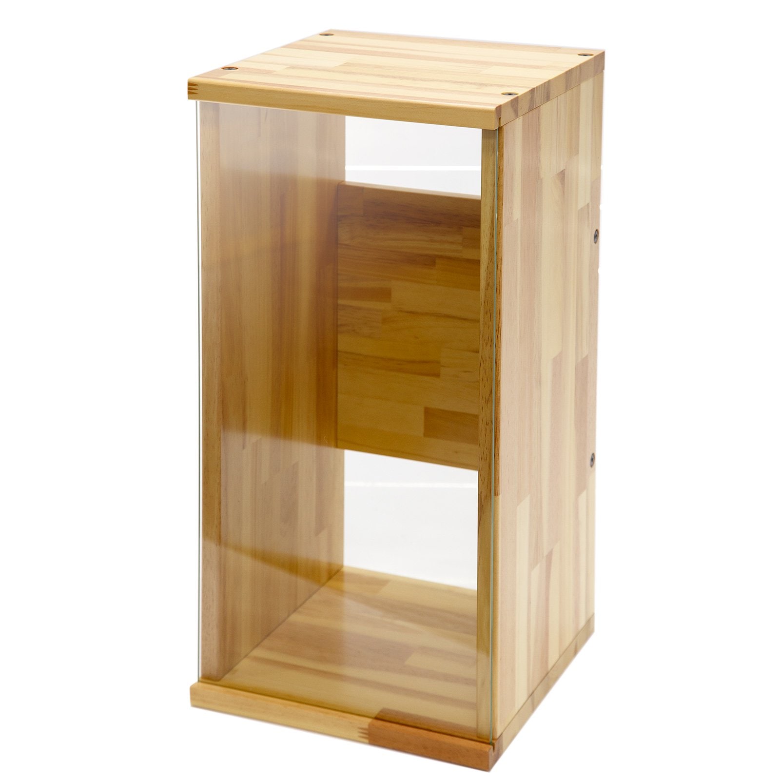 アクロ　キャビネット　３０３０　ナチュラル木目　透明ガラスパネル　３０ｃｍ水槽用　水槽台　ＣＲＣ10―32―03―00―00