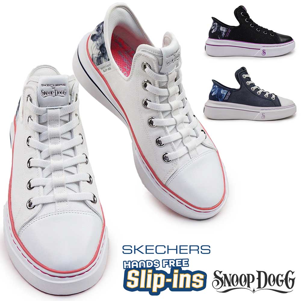 スリップインズ スヌープ ワン ボス ライフ 186000 スヌープ・ドッグ キャンバス ハンズフリー 靴 スリッポン レディース スニーカー