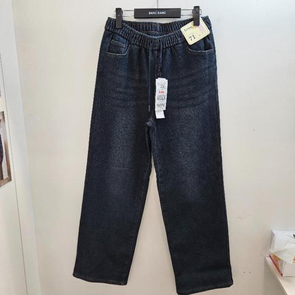 BANG BANG HC19 女性 冬 セミワイドフィット ウエスト ギャザー ボンディング 起毛 スパン (S42229840)