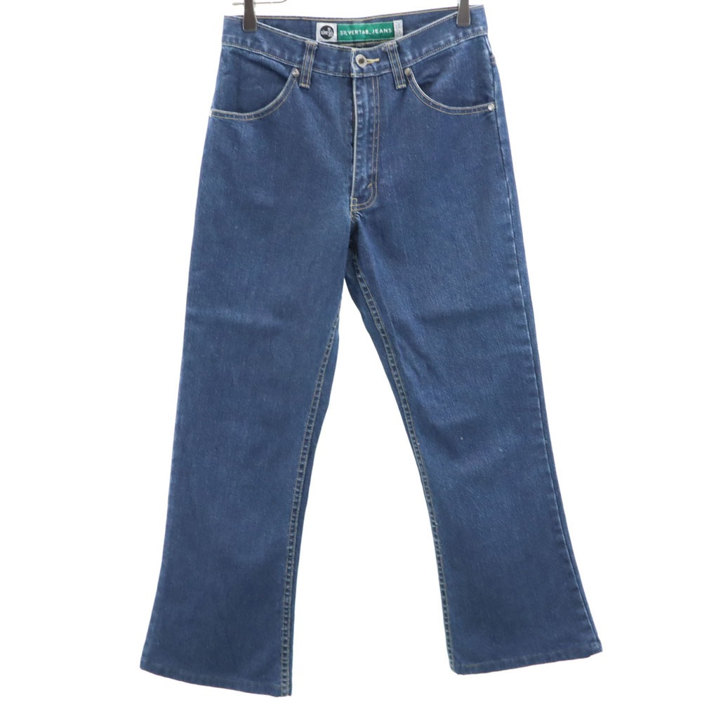 ストレートデニムパンツ シルバータブ レディース