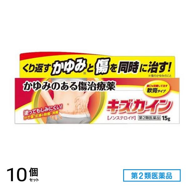 第２類医薬品 キズカイン 15g 10個セット