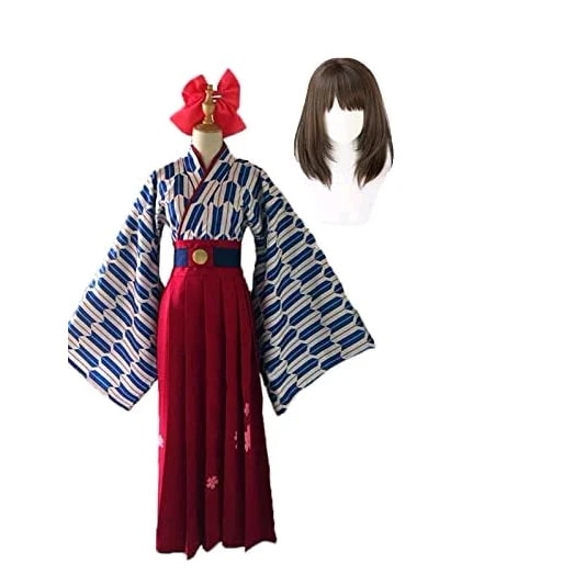 コスプレコスチュームコスチューム大正袴コスチューム＋ウィッグコスプレパーティーイベントコスチューム（