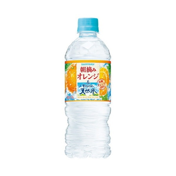 朝摘みオレンジ&天然水 冷凍兼用 ペット 540ml x24 メーカー直送 4,867円