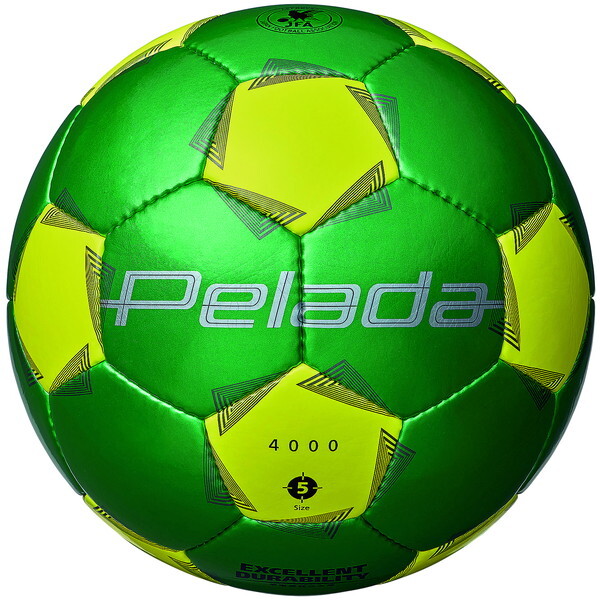 ぺレーダ 4000 5号 緑黄 F5K4000-GY サッカーボール