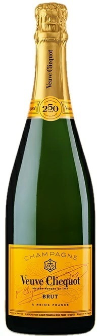 【正規品】【箱なし】【送料無料】ヴーヴクリコ イエローラベル 250周年ボトル 750ml6本［スパークリング/辛口/シャンパーニュ］【北海道沖縄県東北四国九州地方
