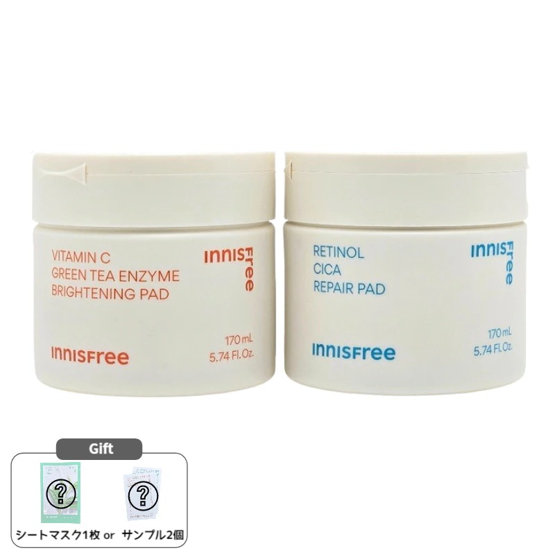 レチノールシカパッド 60枚＋ビタCシミトーニングパッド 60枚