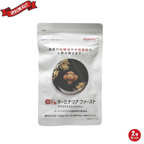 ダイエット サプリ 糖 ターミナリアファースト プロフェッショナル 120粒入り 機能性表示食品 ２袋セット