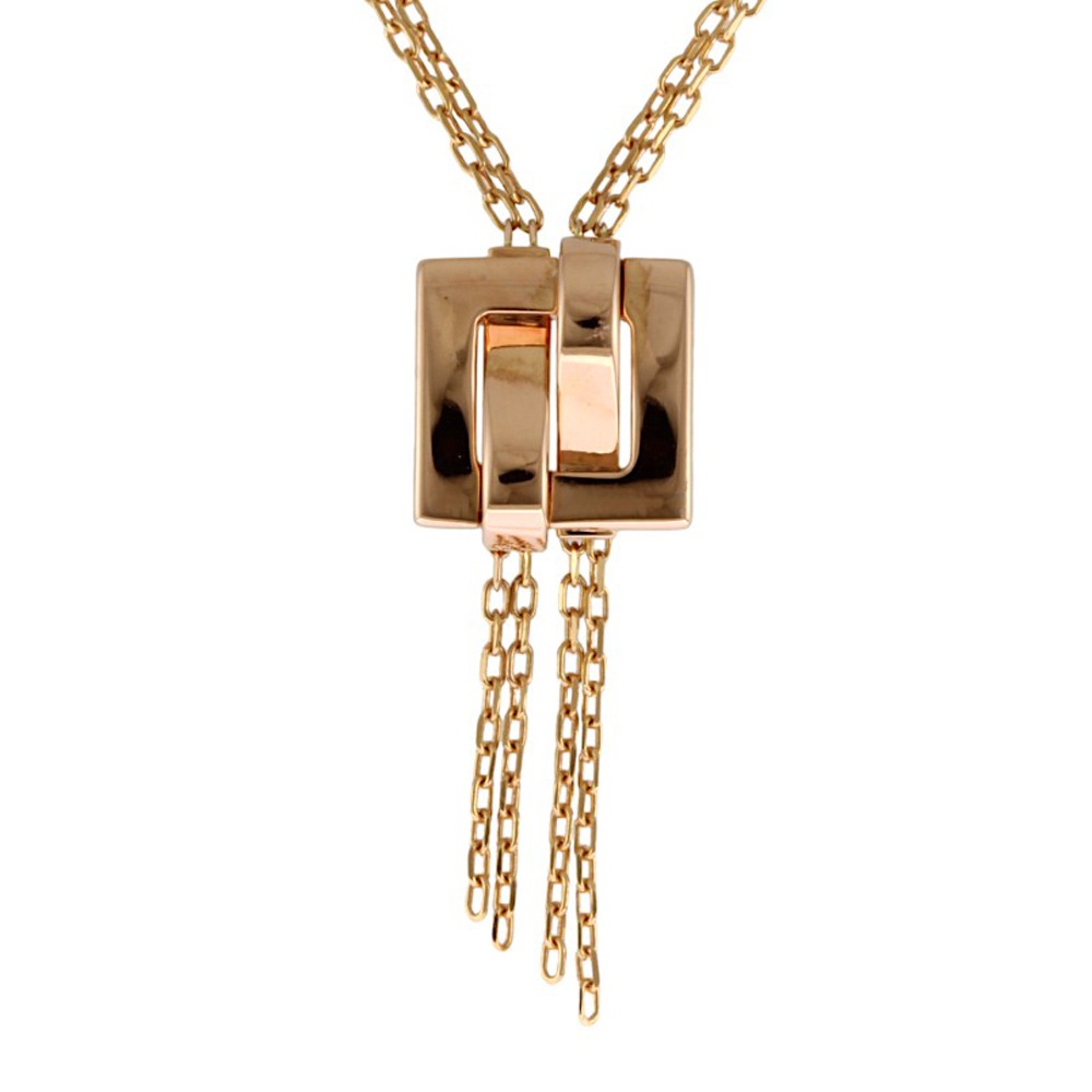 ブシュロン デシュネ ネックレス 18金 K18ピンクゴールド Boucheron 中古 美品