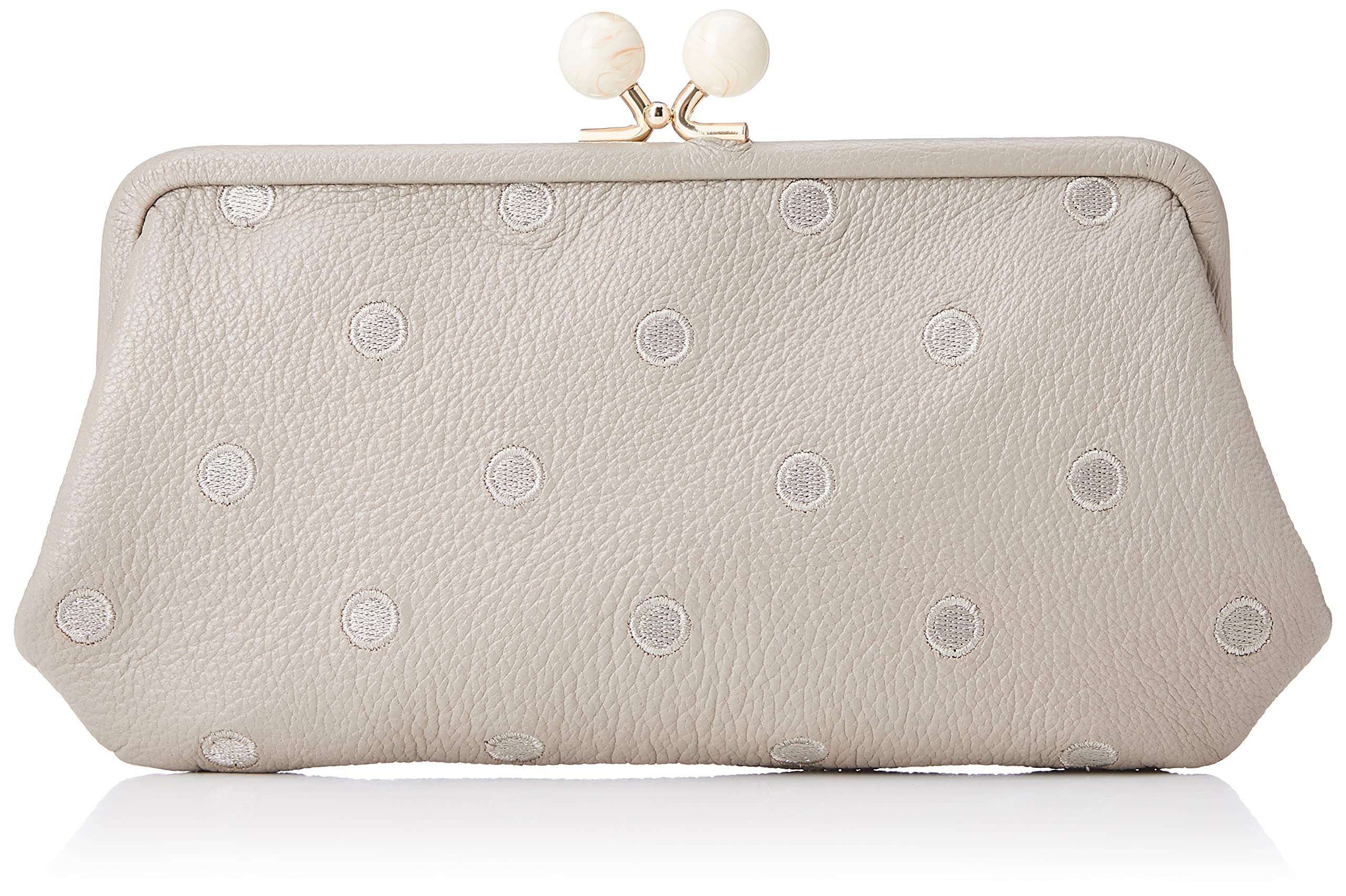 [ペルケ] アクリル玉がま口長財布 財布 レディース 本革 08-06-03161 GYDOT