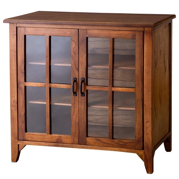 PM-318 ティンバー キャビネット ブラウン メーカー直送