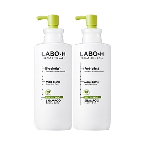 ラボエイチ 脱毛症状緩和 敏感ダーマシャンプー 400ml x 2