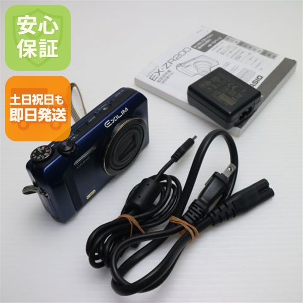 超美品 EX-ZR200 ブルー デジカメ CASIO 99