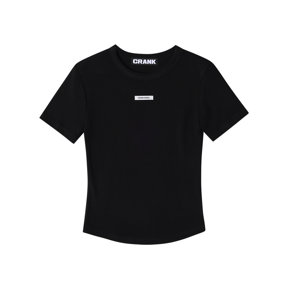 クルーネックベーシックトップ