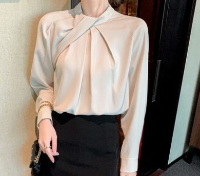 大人長袖ブラウストップス トップス ブラウス 長袖 爽やか 大人スタイル かわいい 大人可愛い きれいめ シンプル カジュアル 大人 上品 おしゃれ かっこいい レトロ アジアン 大人可愛い