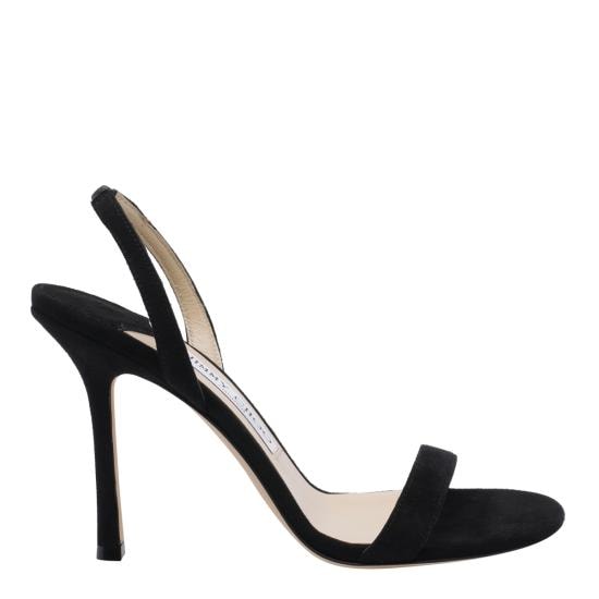 JIMMY CHOO Women Sandals JENN 100 SUEBLACK Black