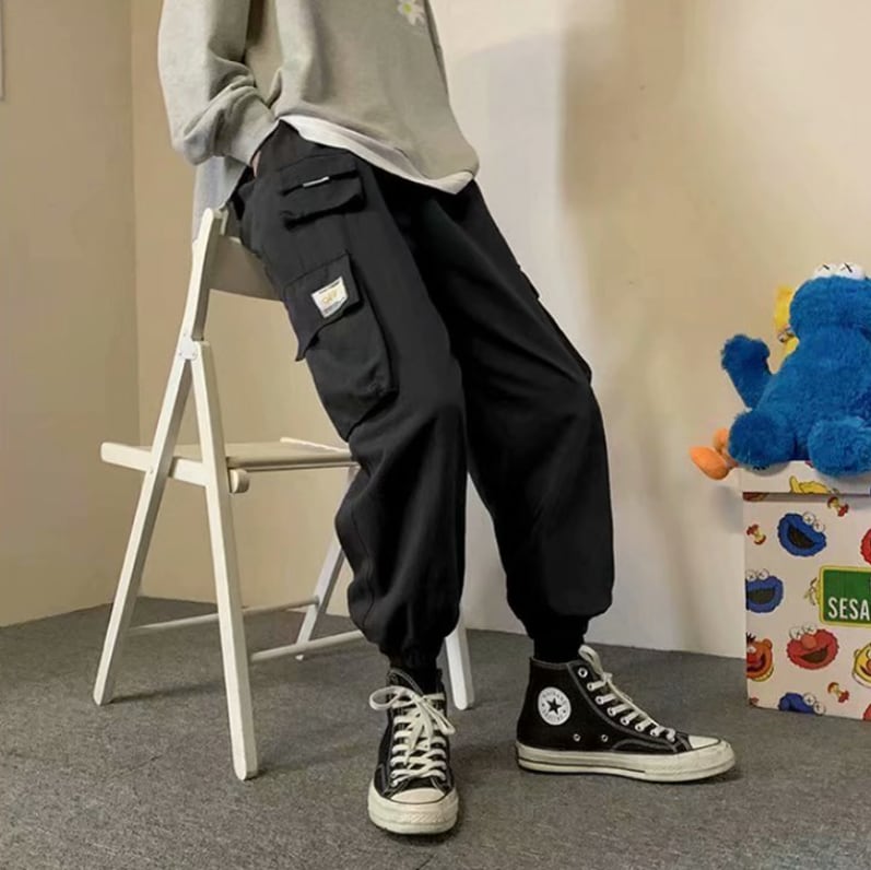 ボトムス パンツ ズボン カーゴパンツ テーパードパンツ ジョガーパンツ フルレングス 綿 シンプル カジュアル スポーティー リラックス 無地 春 夏 秋 冬 オールシーズン シーズンレス pa00