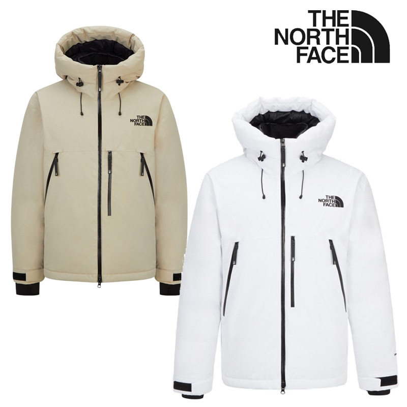 NJ1DQ52 MS FELIX RDS DOWN JACKET 雪の日もタウンもふわっと暖か 撥水中綿フードアウター 防風 便利ポケット付き ベージュとホワイト 通学通勤に快適 さらっと軽い
