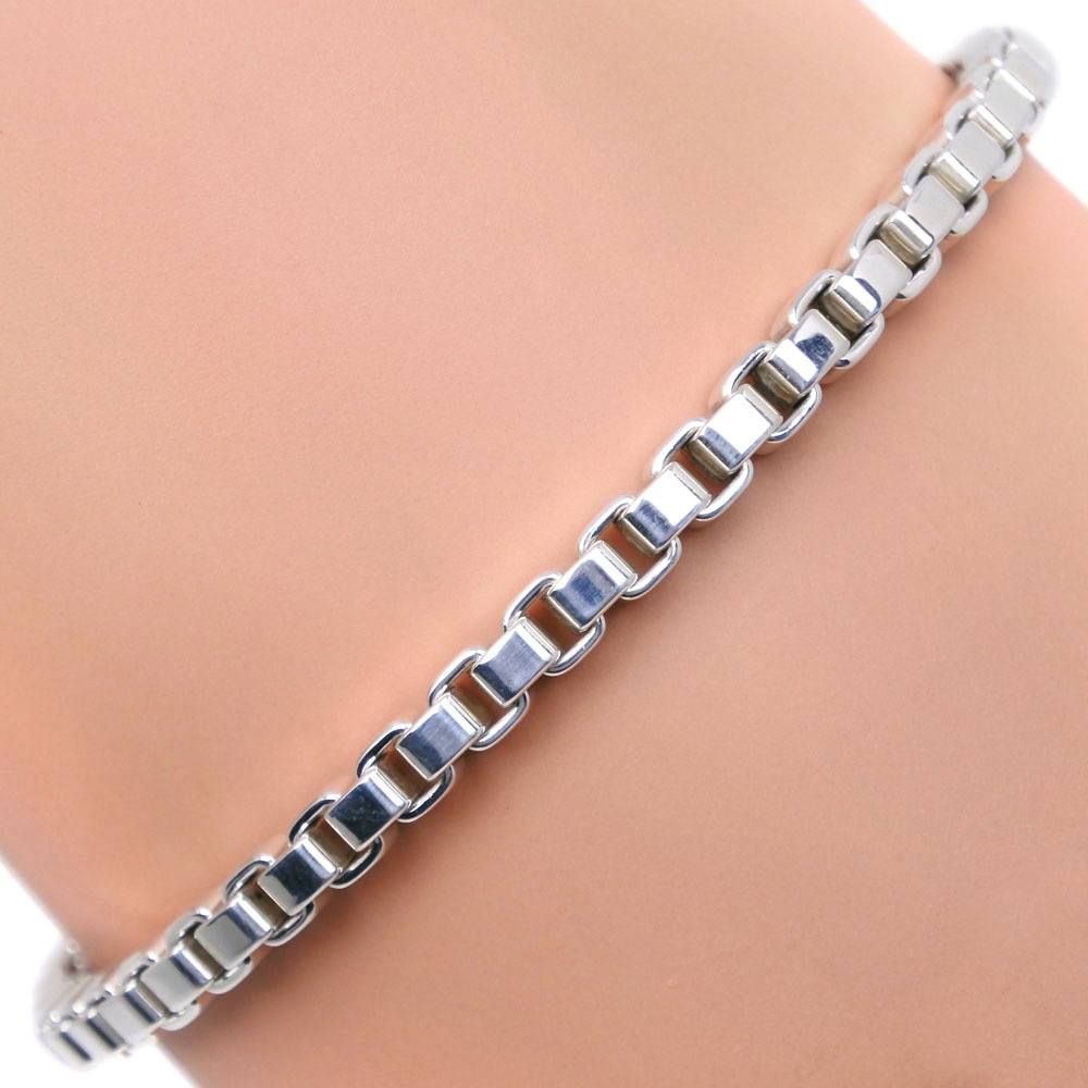 ベネチアン ブレスレット シルバー925 約16.2g レディース 中古品 A-ランク