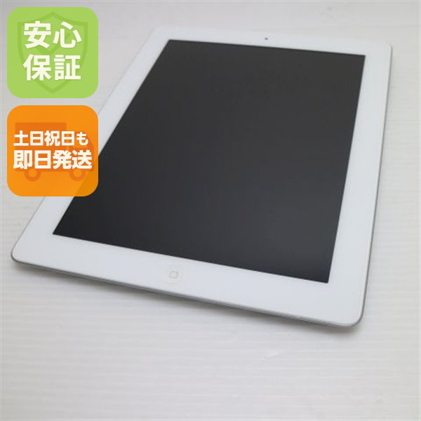 超美品 iPad 第4世代 Wi-Fi 32GB ホワイト 186