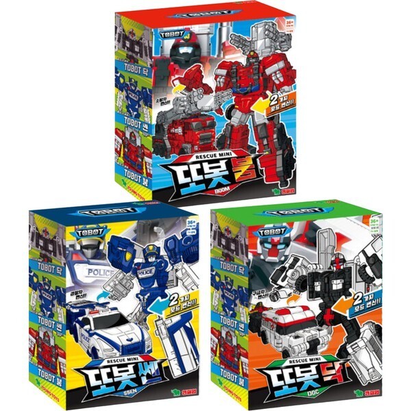 A トボット ミニダック+セン+ブーム3種セット 変身ロボット