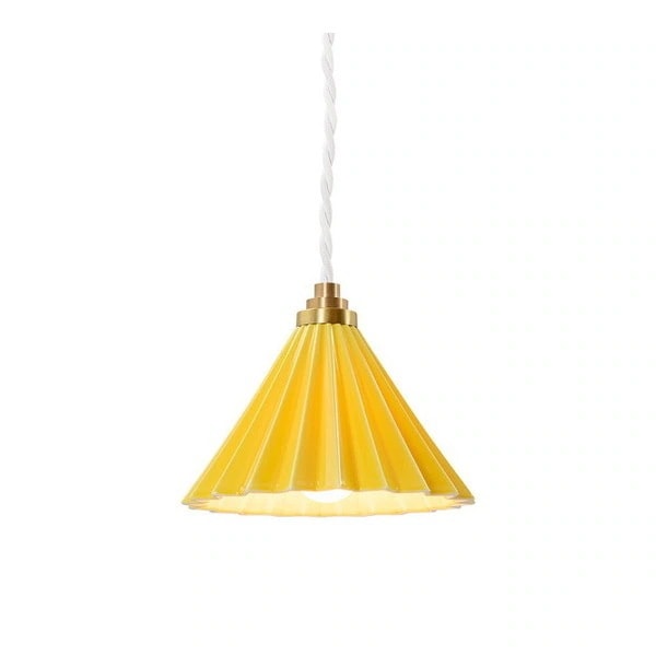 gram8 TC-1512-WH/YE DRIPPER LAMP ペンダントライト コンセントタイプ イエロー ホワイトコード [LED電球付属] メーカー直送
