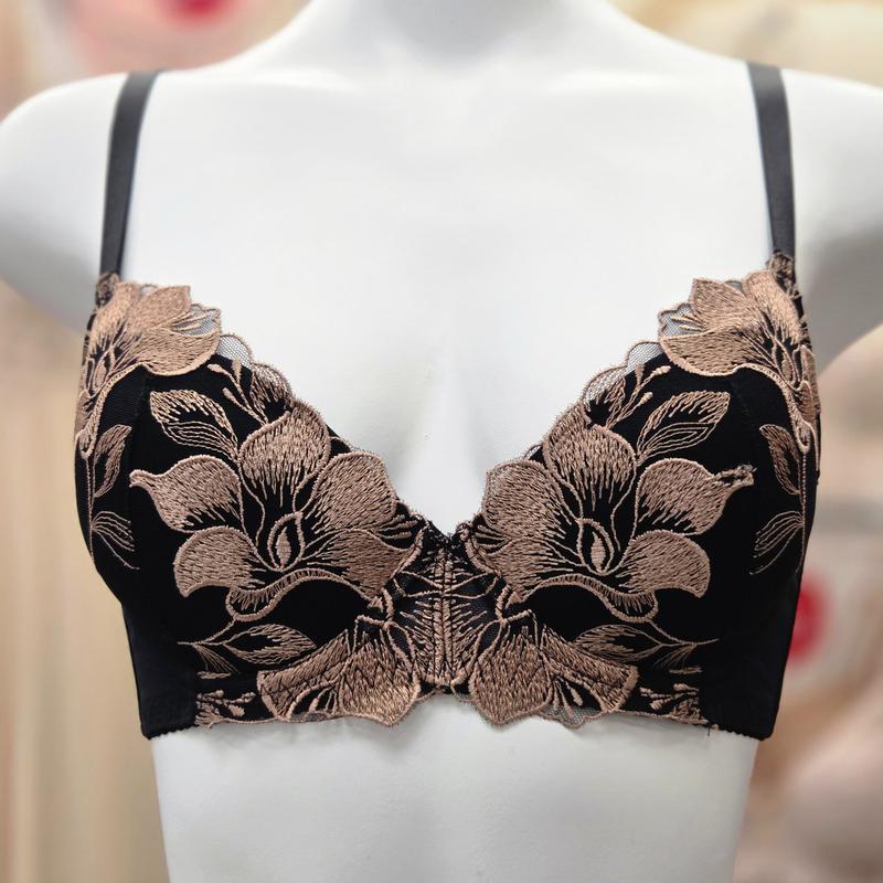 ツートンフラワーモチーフモールドブラ BR6836