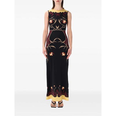 MARINE SERRE Women Dresses WDR479A CJER0118 BK97 BLACK 39,907円