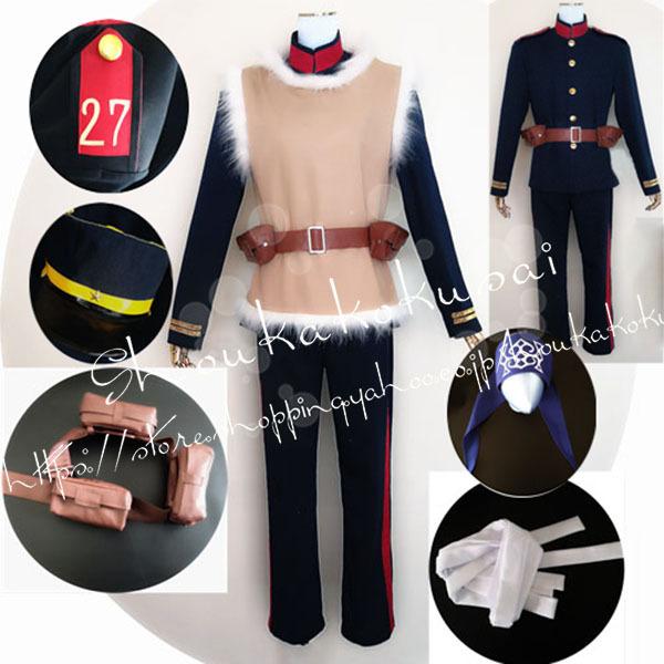 ゴールデンカムイ風 たにがき げんじろうけ コスプレ衣装 cosplay 変装 仮装 ハロウィン イベント 撮影 祭り