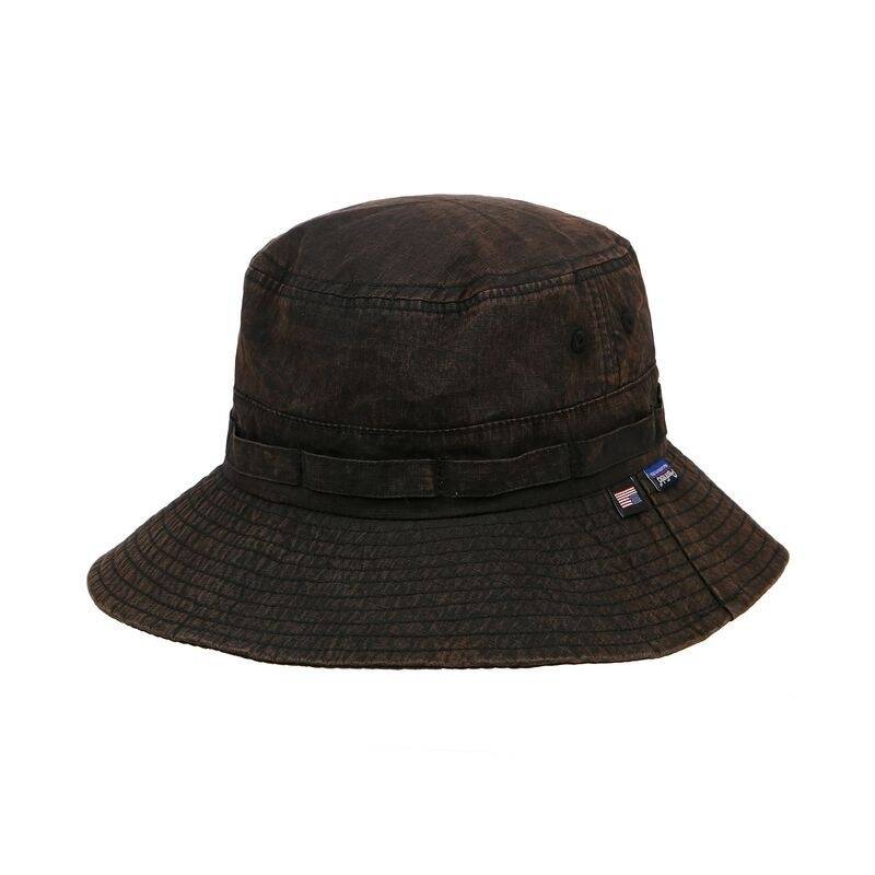 ペンフィールド PENFIELD SALT ウォッシュド CN リップストップ バケットハット ダークブラウン FQ7AH24U 4799