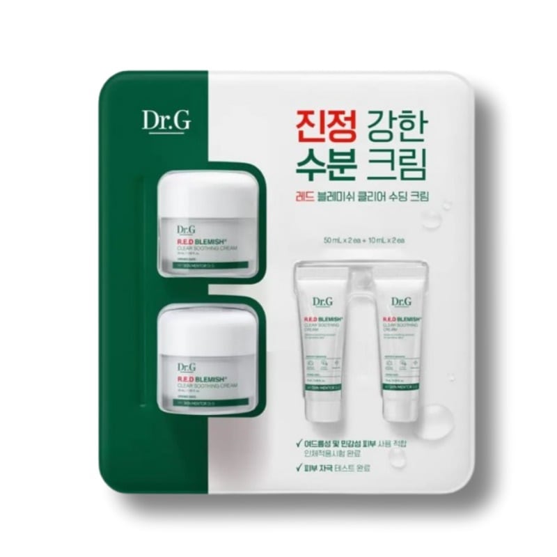 Dr.G レッドブレミッシュ クリア スージングクリーム 50ml × 2 + 10ml × 2