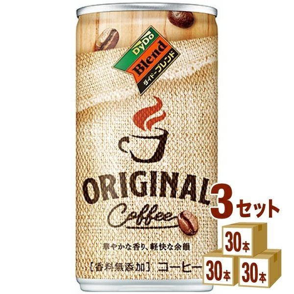 ダイドー ブレンドコーヒー 185g 3ケース(90本)