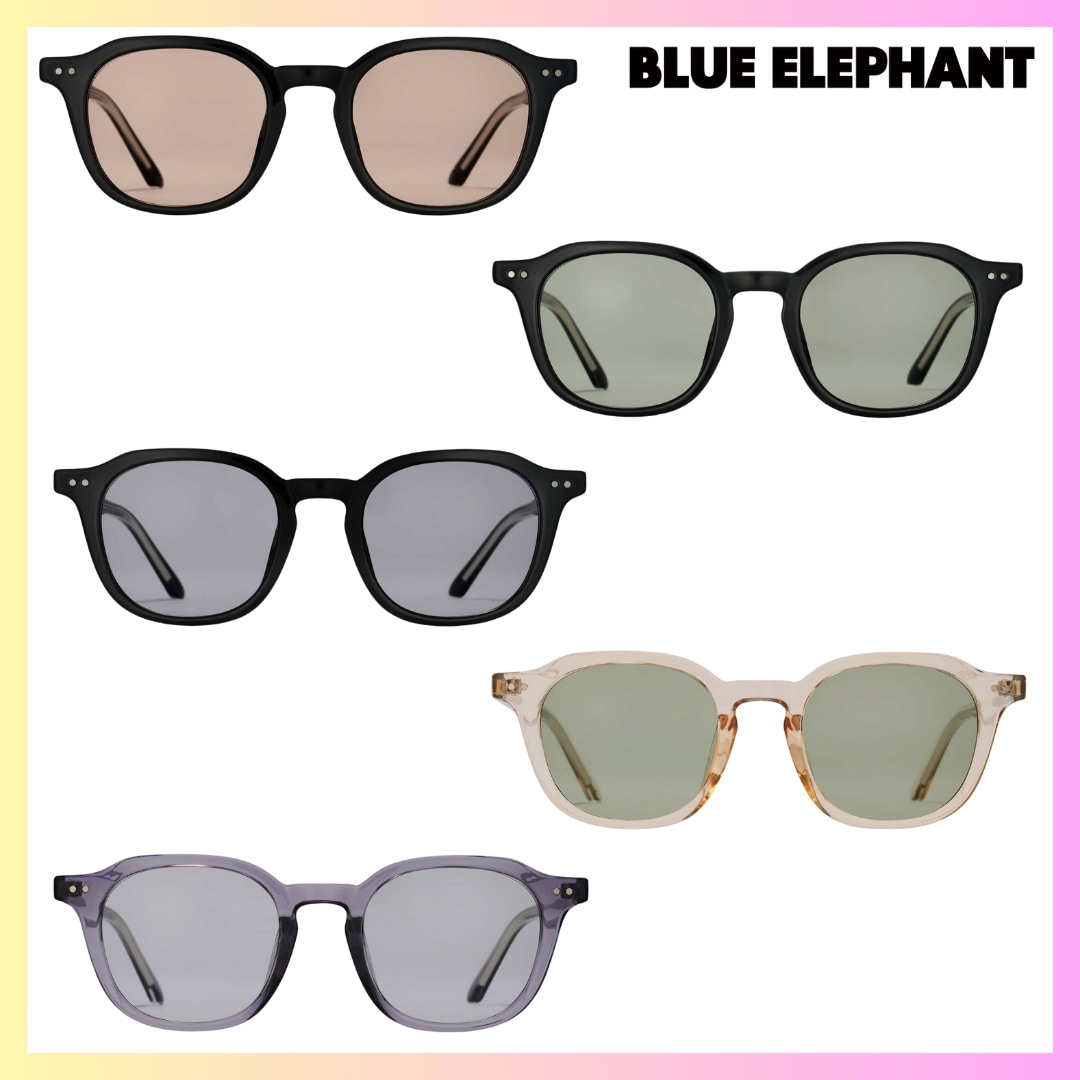 ANDY SUNGLASS - 5色 + FREE OMAKE 韓国ファッション レディース サングラス 眼鏡 度あり 度なし 度付きメガネ 眼鏡 乱視