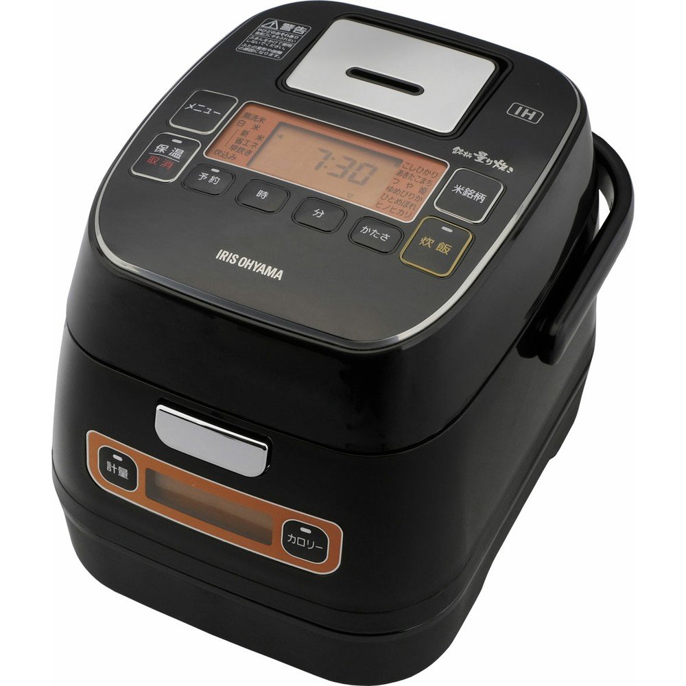 炊飯器 IH 3合 銘柄量り炊き カロリー計算機能付き 米屋の旨み ブラック RC-IA31-B