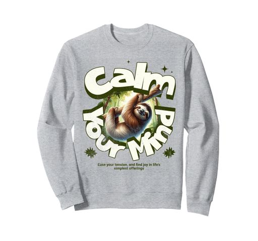 EASE YOUR TENSION STREETWEAR CALM YOUR MIND 若者へのギフト トレーナー