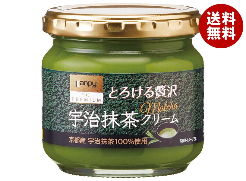 カンピー ザ プレミアム とろける贅沢 宇治抹茶クリーム 150g瓶×6個入×(2ケース)