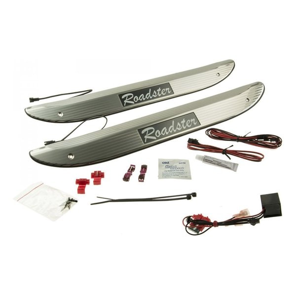 スカッフプレート ヴィンテージスタイル ロゴ/イルミ付 NDロードスター ND0-301210L