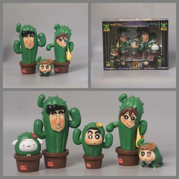 Cos Family Portrait Cactus Miuhiro Xiaokui 箱入りフィギュア