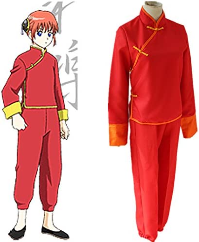 衣装 銀魂 神楽 長袖 カンフー 武道着 コスプレ 衣装 コスチューム 仮装 変装 文化祭 イベント