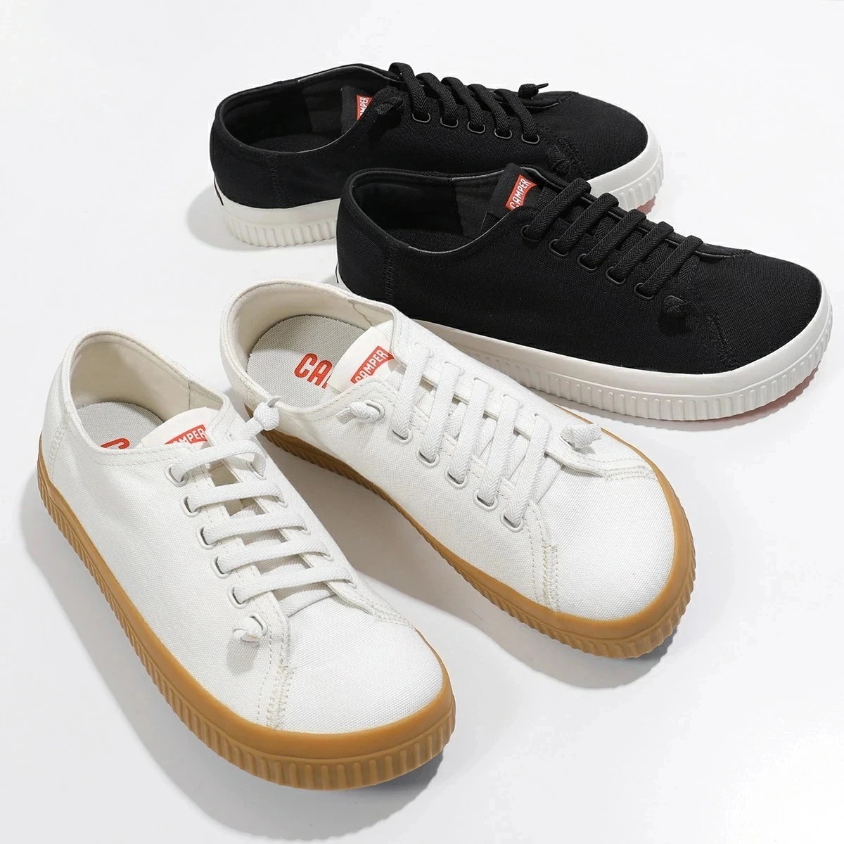 CAMPER カンペール スニーカー Peu Roda ペウロダ K100933 メンズ ローカット キャンバス ロゴ シューズ 靴 カラー3色