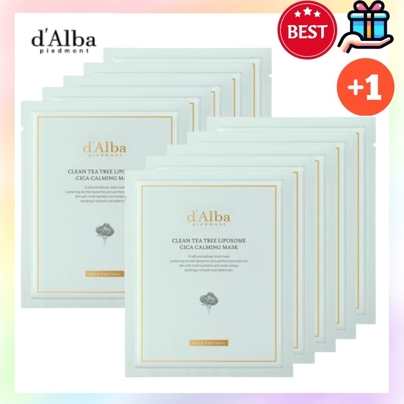 [韓国人気10 + 10] クリーン ティーツリー リポソーム シカ カーミング マスクパック10枚+ 10枚 総 20枚 顔パック シートマスク 大容量 フェイスパック 鎮静アンプル パンテノール