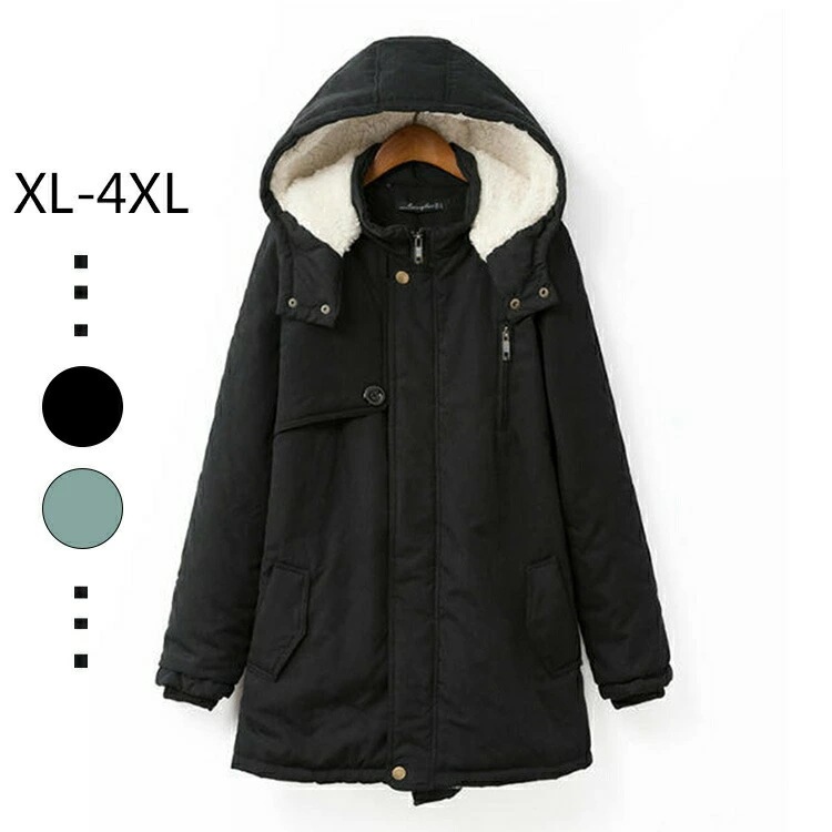 秋冬 コート レディース アウター ポンチョ風 大きいサイズ モッズ コート レディース 裏起毛 中綿ジャケット 裏ボア ポンチョコート カジュアル 厚手 保温 防寒 学校 通勤 無地 通学 娘 冬用